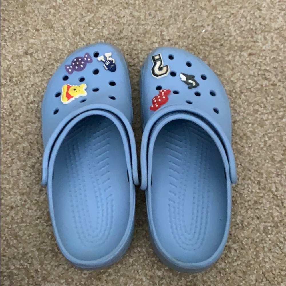 Blue Crocs
